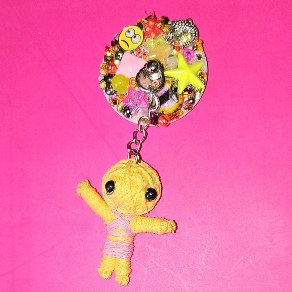 Colorful Voodoo Doll Phone Grip